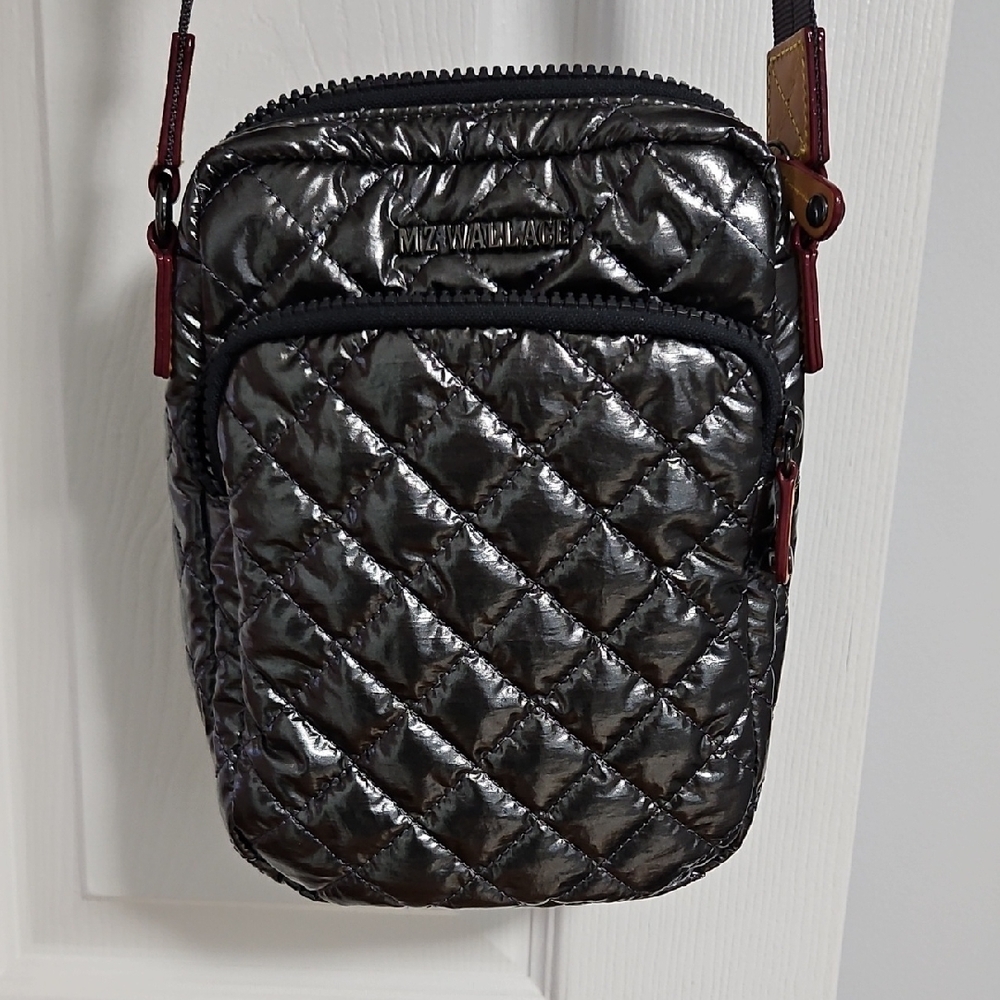 NWT MZ Wallace Metro Crossbody In Anthracite